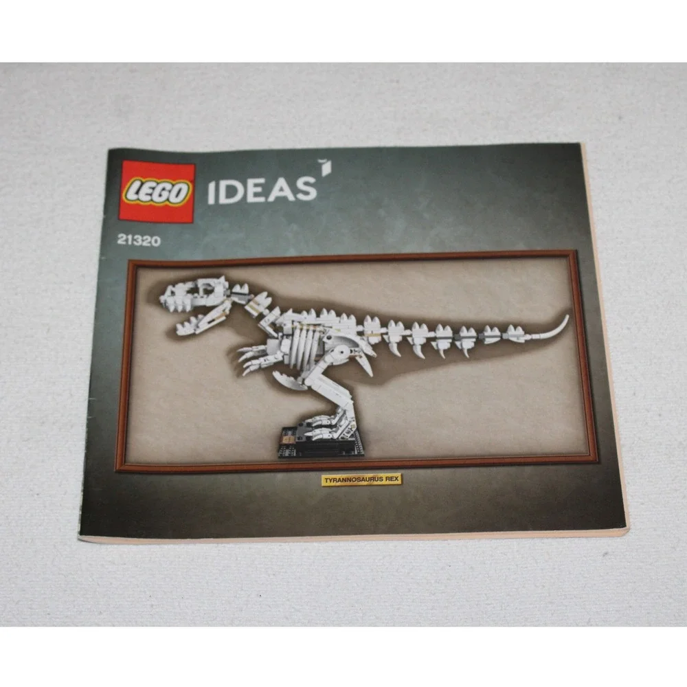 3 LEGO Ideas Instruction Manuals ONLY dinosaur fossils 21320 T-Rex Triceratops